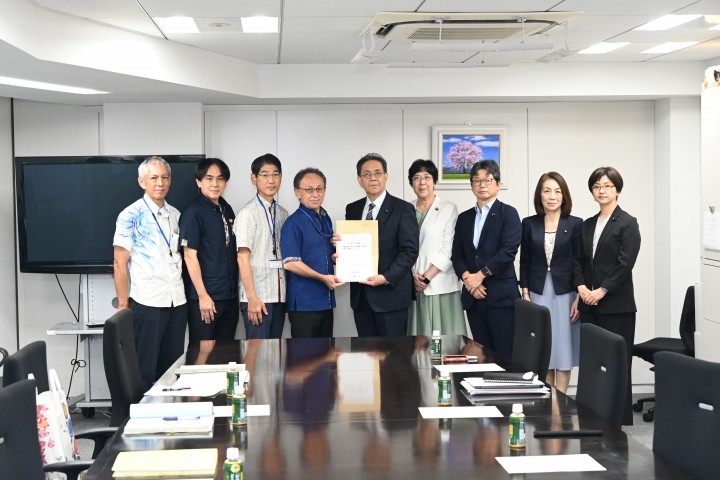 20260709沖縄県から予算要請を受ける