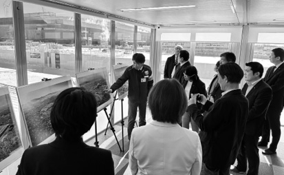 2025.2.10 ラピダスが建設中の先端半導体生産工場を視察