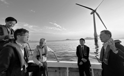 2025.6.1 五島列島の洋上風力発電を視察