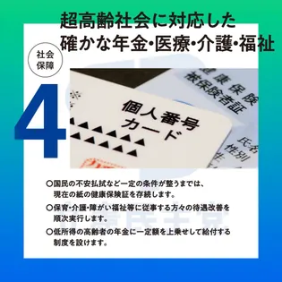 シェア画像: 超高齢社会に対応した確かな年金・医療・介護・福祉