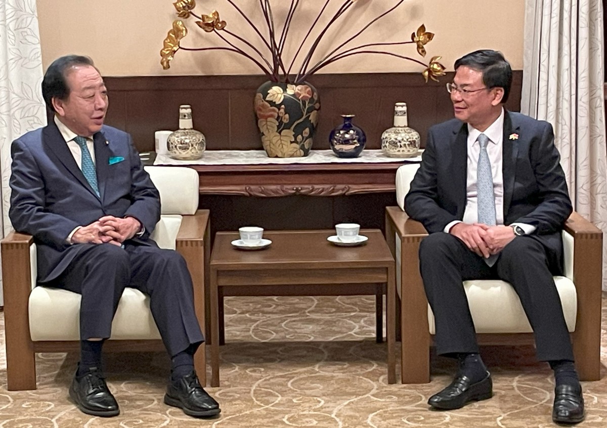 President Noda and the Vietnamese Ambassador confirm further