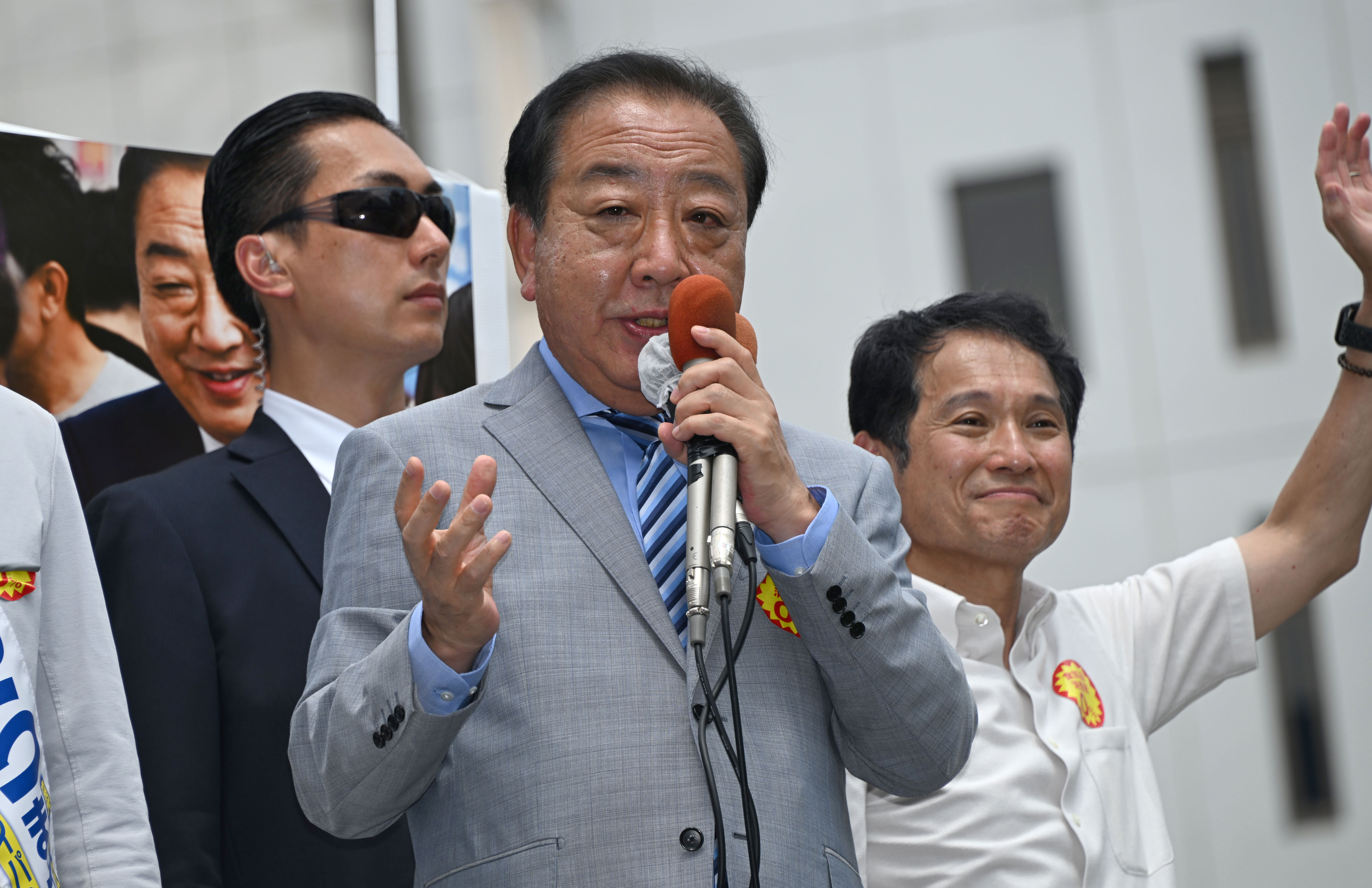 東京】おくむらまさよし候補「現場の声を国会に届け続ける」野田代表と