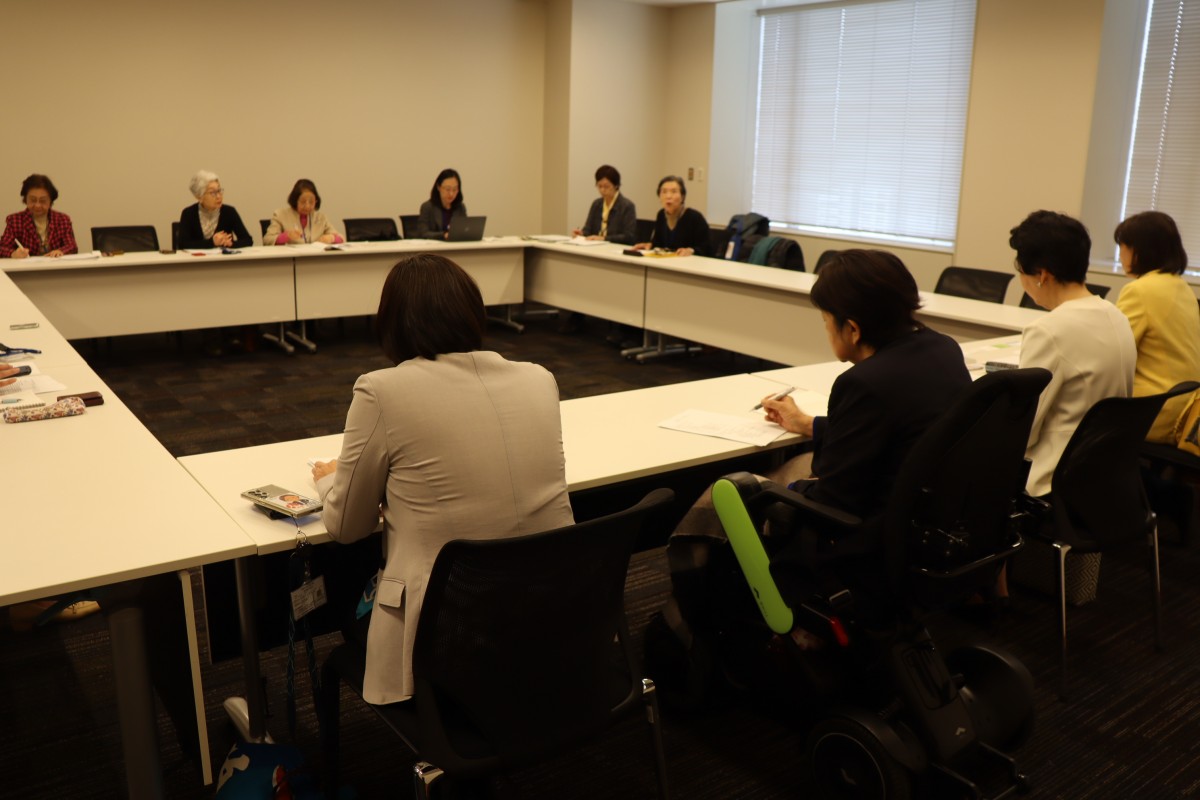 ジェンダー平等推進本部】女性差別撤廃条約実現アクションとの意見交換