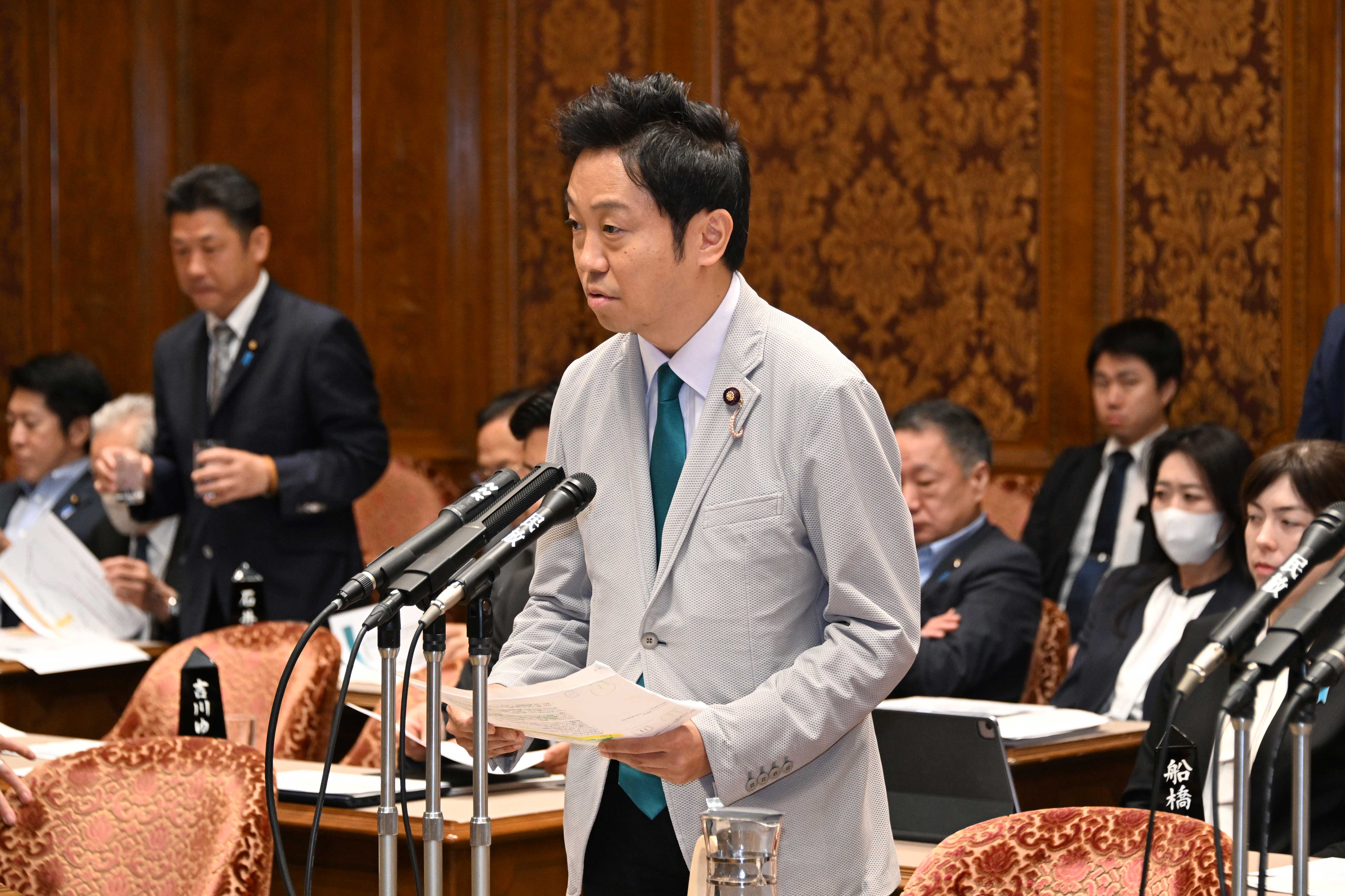 参院予算委】石垣、野田、奥村議員が備蓄米、物価高、政治とカネ、年金