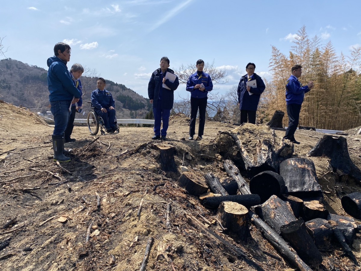 岩手】大船渡市長が鎮火宣言 林野火災現場を視察 - 立憲民主党