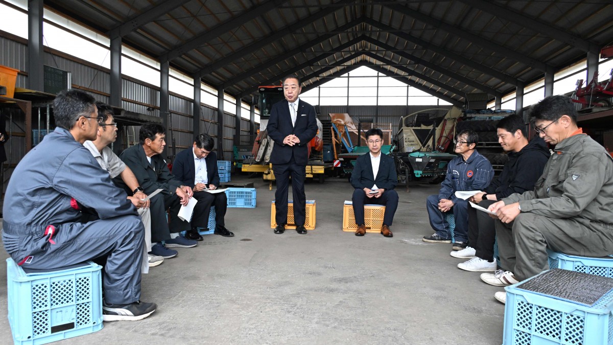 北海道】野田代表が農家で意見交換・ロケット開発企業も訪問 - 立憲民主党