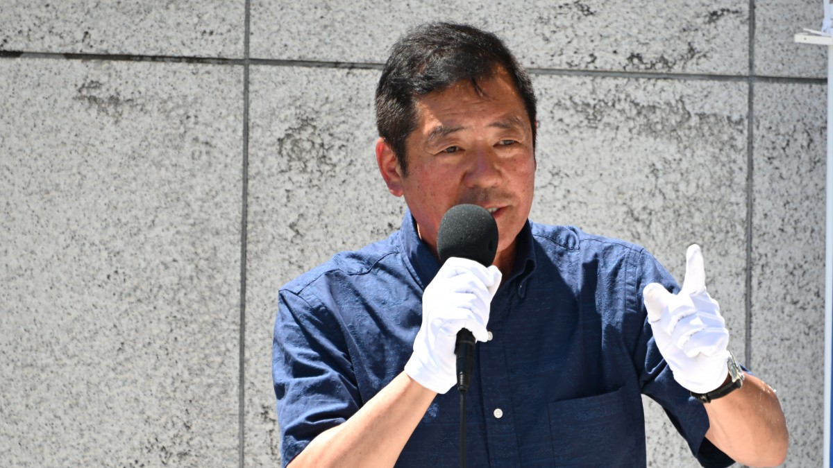 北海道】勝部けんじ候補「現状維持か、前進か」野田代表と政治の転換を