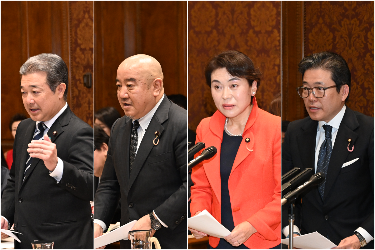 参院予算委】補正予算が参院で審議入り。森本真治、鬼木誠、高木真理