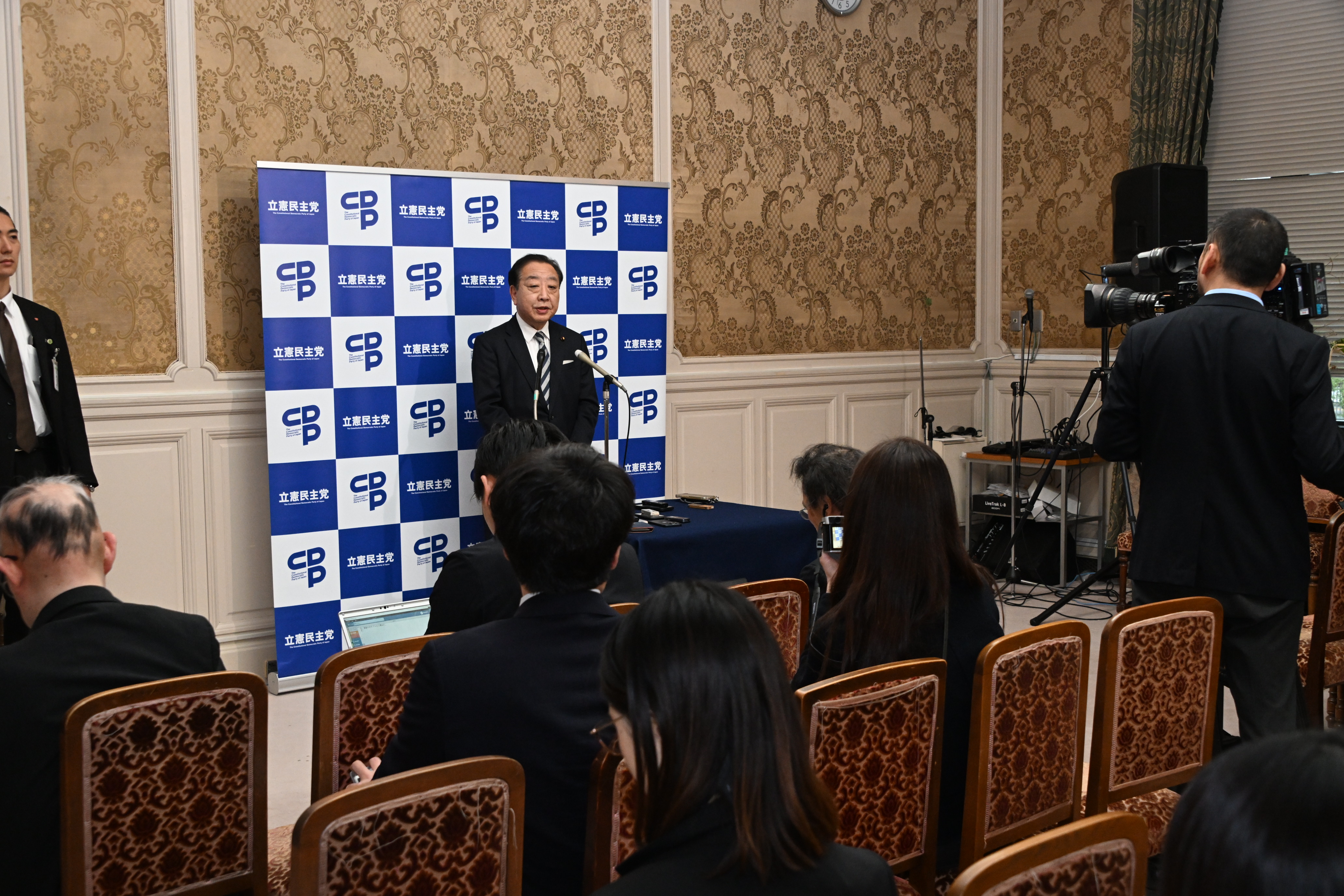 年金法案提出遅れ「政権担当能力がない」野田代表 - 立憲民主党