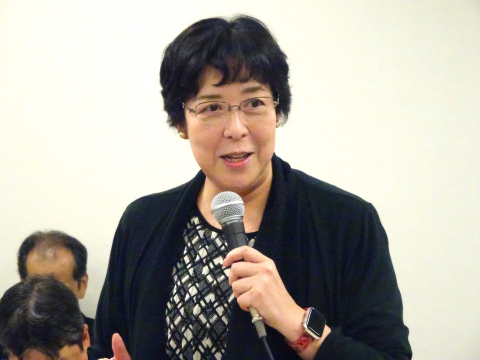 立憲民主党への説明と要請において挨拶する田名部幹事長