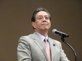 2026年10月28日 部落解放・人権政策確立要求第2次中央集会であいさつする水岡代表