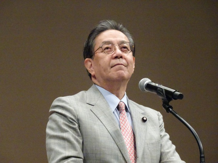2026年10月28日 部落解放・人権政策確立要求第2次中央集会であいさつする水岡代表