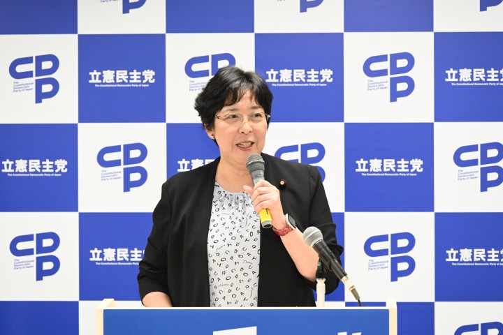 20260528自治体議員ネットワーク総会を開催　田名部匡代幹事長があいさつ