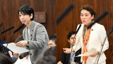 20260710参院こども・子育て・若者特別委で質疑に立つ山内佳菜子議員と高木真理議員