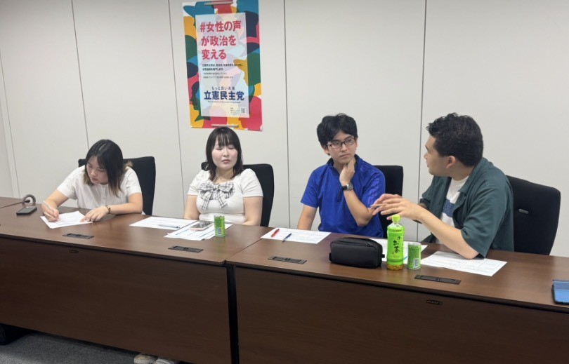 20260908　NO YOUTH NO JAPANとりっけんユースによる交流企画の様子