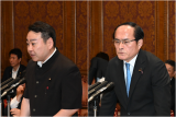 250260706参院決算委員会で質問する羽田次郎、吉田忠智両議員