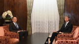 20260925与野党国対委員長会談に臨む斎藤嘉隆国対委員長（写真左）
