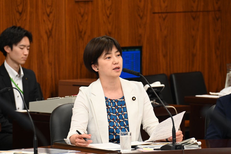 20260714参院農水委員会で質問する石垣議員