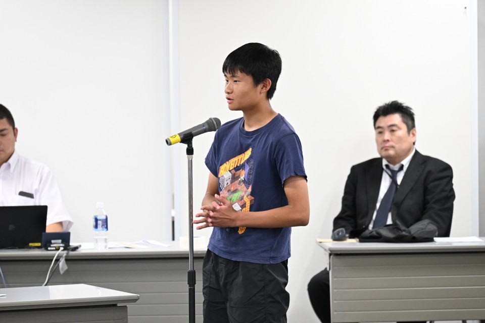 会場参加者が発言1
