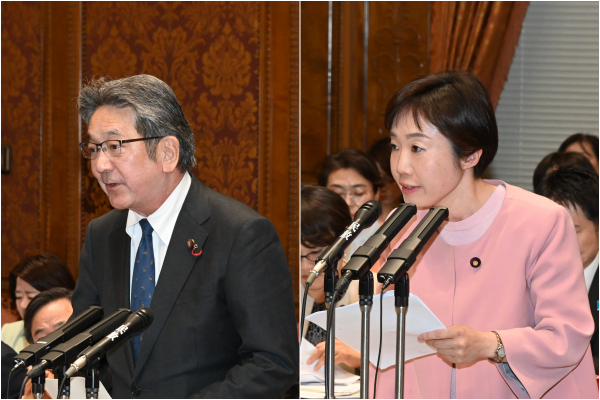 【参院予算委】杉尾秀哉、村田享子両議員が質問