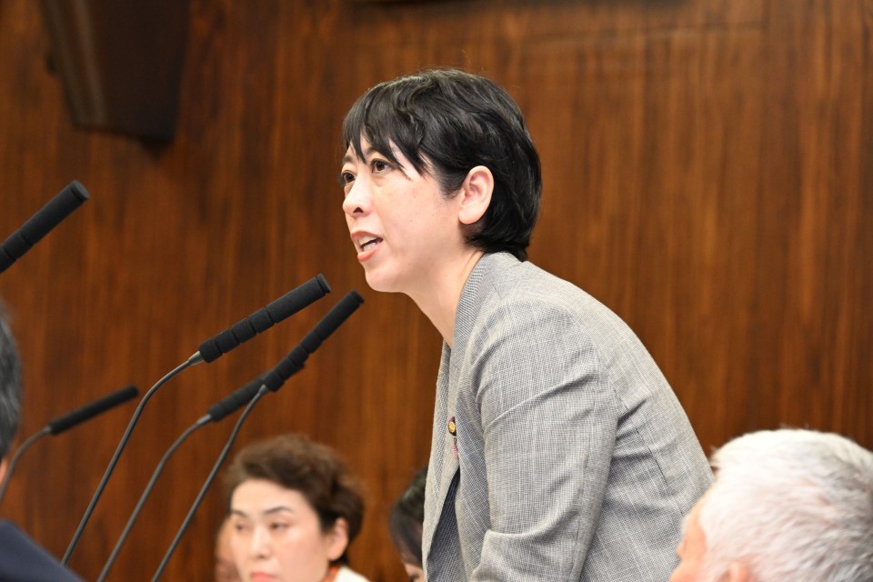 20260710参院こども・子育て・若者特別委で質疑に立つ山内佳菜子議員