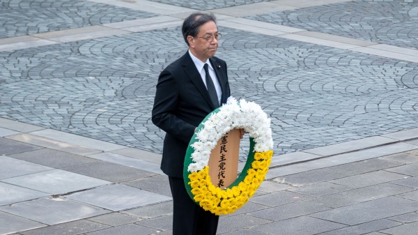 【長崎】水岡代表、長崎原爆犠牲者慰霊平和祈念式典に出席
