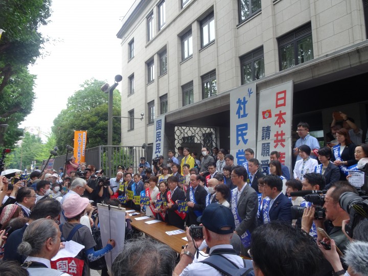 2026年7月1日　真の再審法改正を求める請願活動の様子