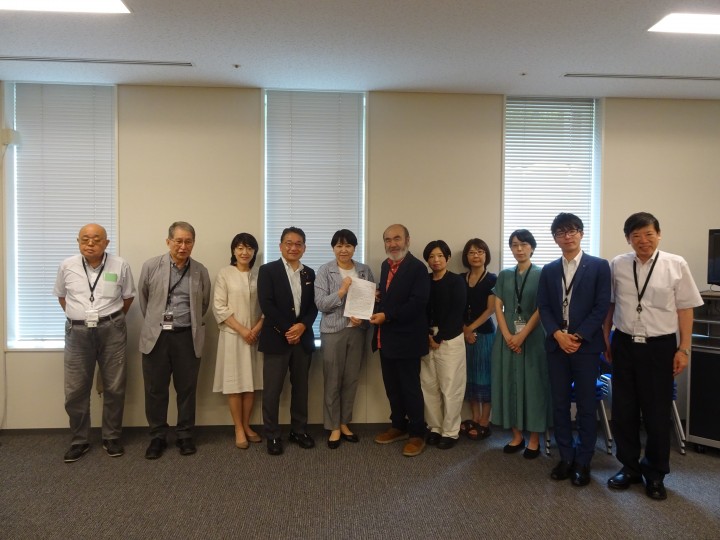 20260727日本私立学校教職員組合（日私教）より私学助成などに関する要請を受けました