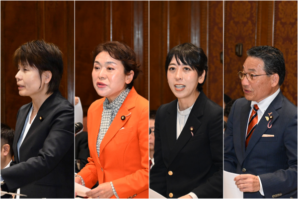 【参院予算委員会】吉川、高木、山内、熊谷各議員が質問