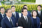 2026年8月5日 広島原爆死没者慰霊碑献花に参列する水岡代表