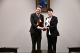 2026年10月21日 辻元清美参院会長代行がロルフ・ミュッツェニヒ元日独議員連盟会長と面談