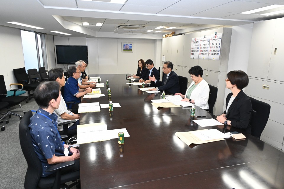 20260709沖縄県から予算要請を受ける