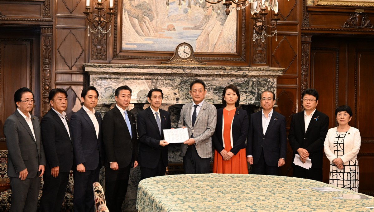 人権と議会政 野党9会派が正副議長に国会正常化を申し入れ――強権的な運営を改め