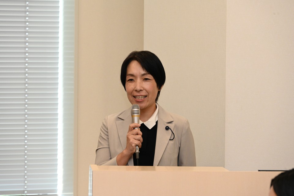 司会を務めたかがや富士子群馬県議会議員