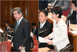 20260407参院予算委員会　杉尾秀哉、山内佳菜子