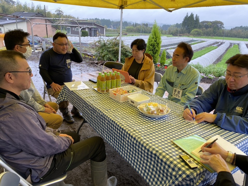 渡辺創　田名部匡代　野間健　農林水産キャラバン