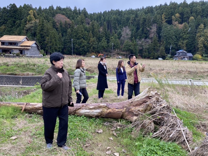 農水キャラバン　奥能登地域の農業、水産業の被害状況を再確認