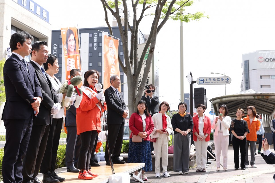 亀井亜紀子　辻元清美　福山哲郎　石橋通宏