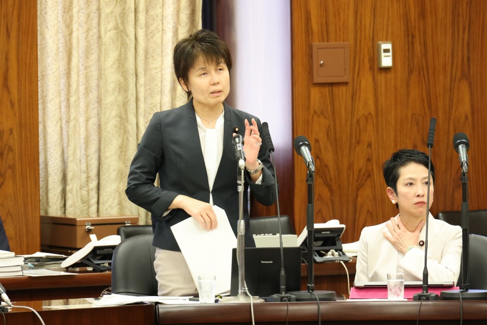 参院政治倫理審査会　吉川沙織