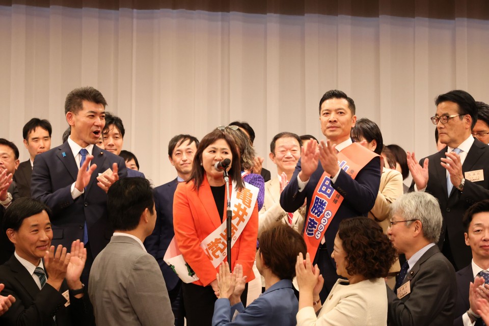 泉健太　亀井亜紀子　岡田克也　山田勝彦