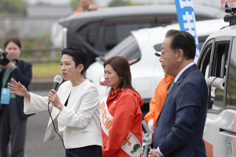 亀井亜紀子　野田佳彦　蓮舫