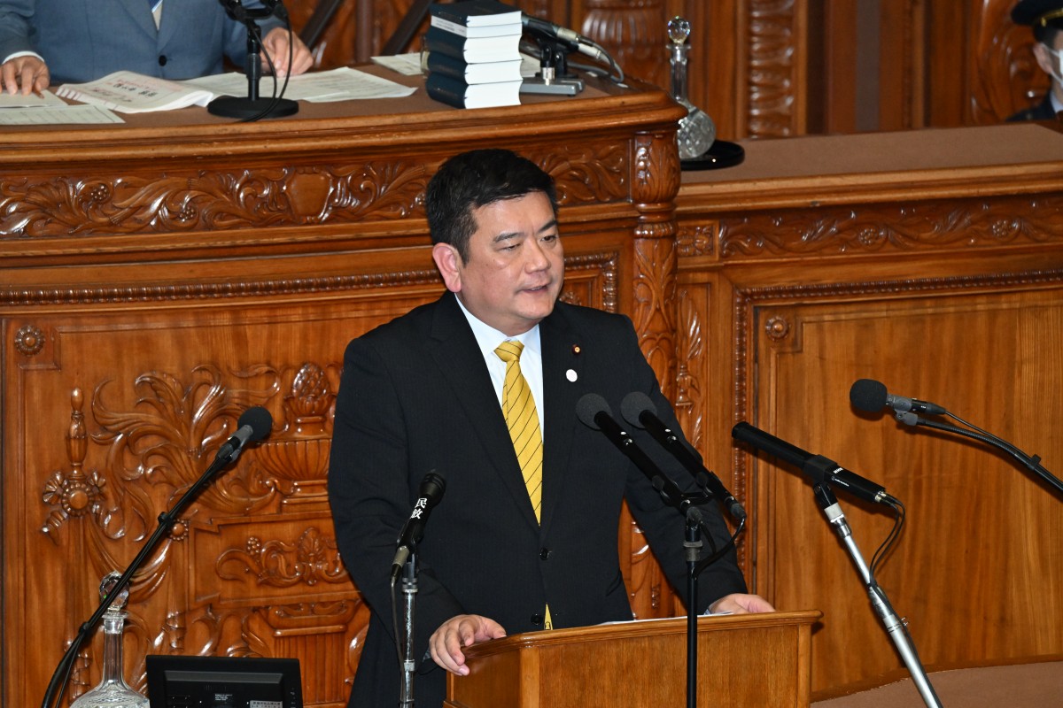 衆院本会議】森山議員、経済安保2法案の代表質問「徹底的に審議