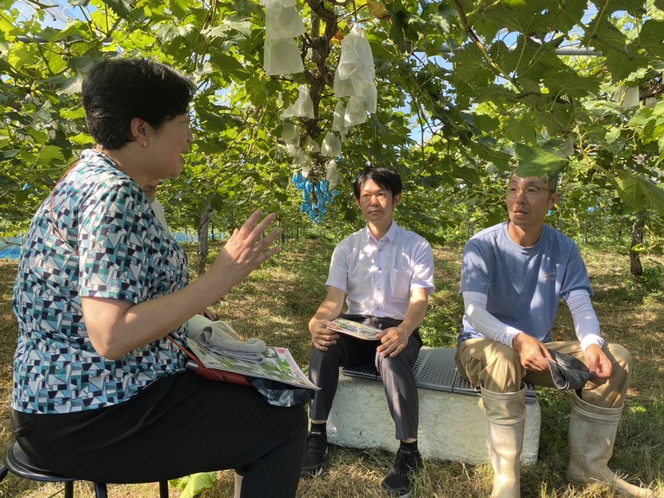 農林水産キャラバン　田名部匡代　田村直也