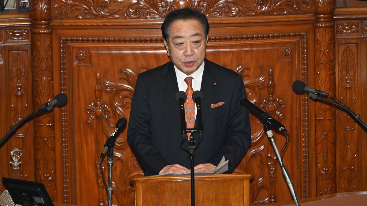衆院本会議】野田代表が代表質問 ポピュリズムが台頭する中「熟議の