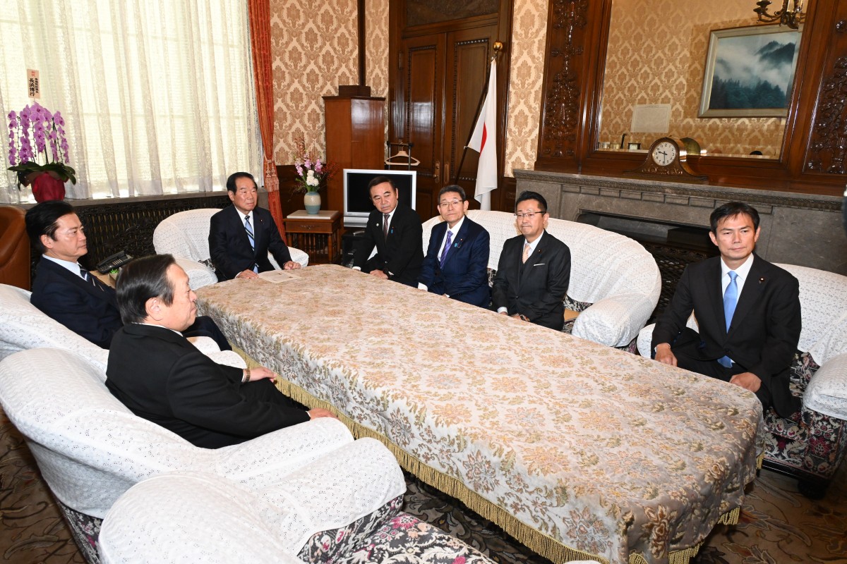 衆院選挙制度協議会設置を申し入れ」笠国対委員長が衆院正副議長に臨時