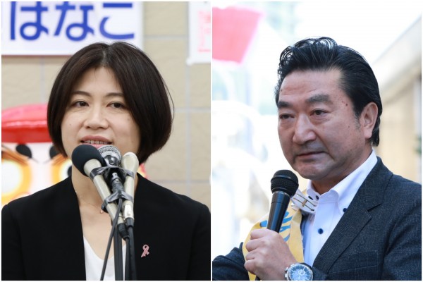 【青森】小川幹事長、ますた・青森1区総支部長、岡田・青森3区総支部長と街頭演説