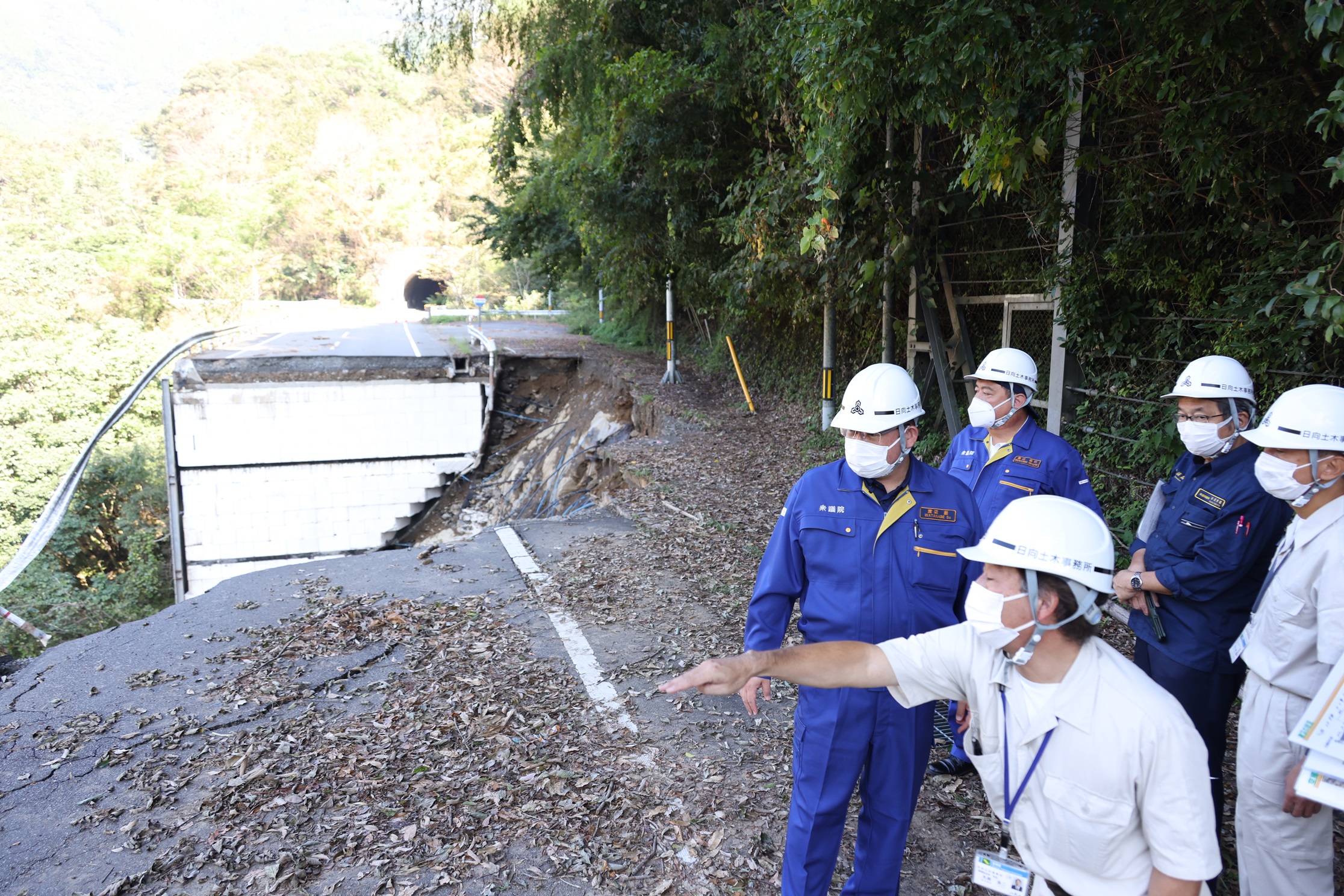 ニュースNews 【宮崎】諸塚村・国富町の台風14号被害状況を災害・緊急事態局が視察TAGSTAGSShare