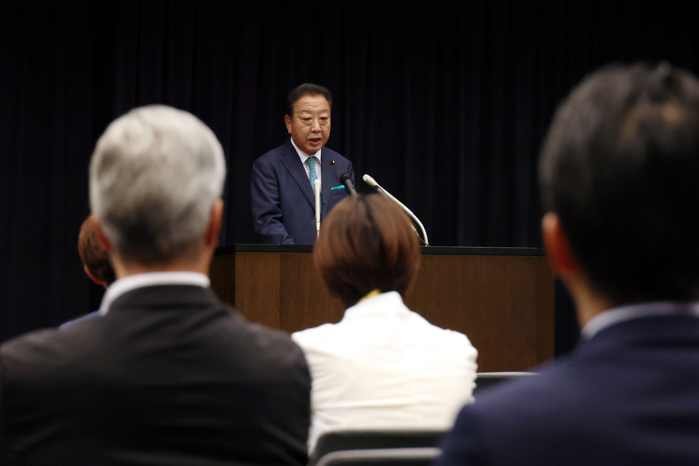 野田佳彦　両院議員総会