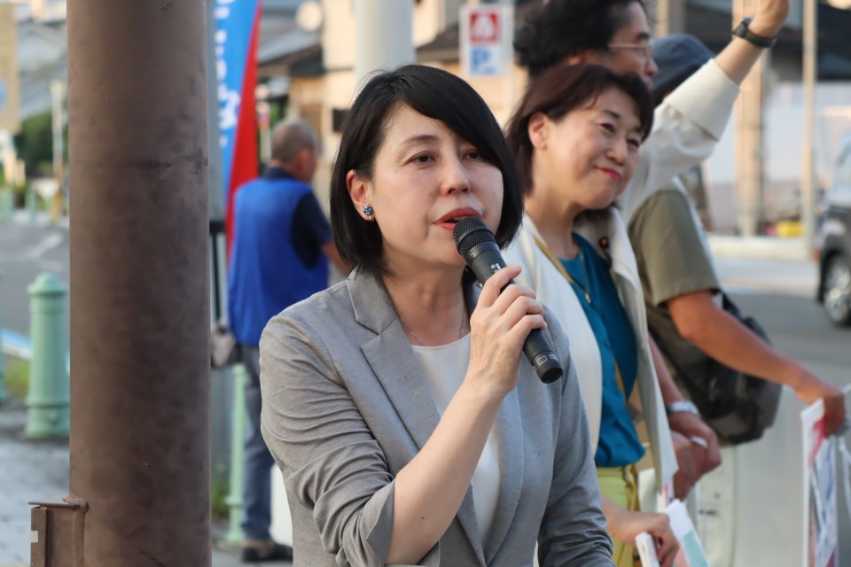 全国女性キャラバン　山本わか子　岡本あき子　京都