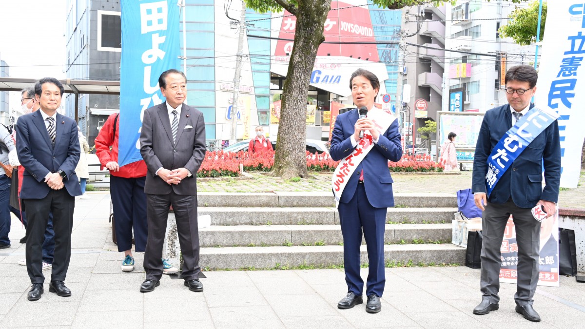 衆院千葉5区補選】矢崎候補「政治、社会がおかしいと思ったらあきらめ